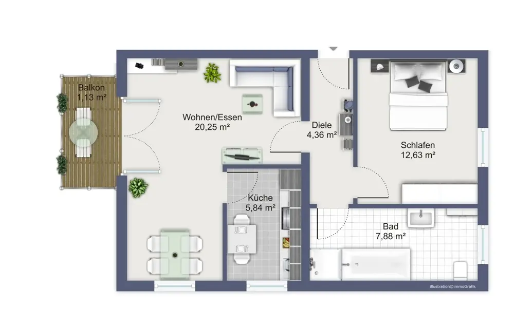 Michaela Hain Immobilien - Badewanne und Waschbecken