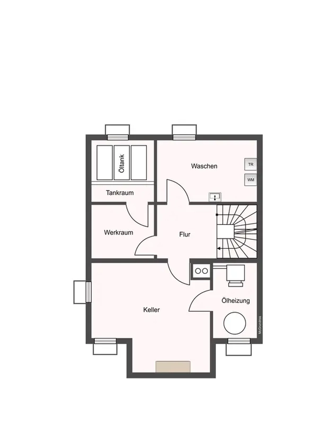 Michaela Hain Immobilien - Wohnung Wohnzimmer mit großflächiger LED