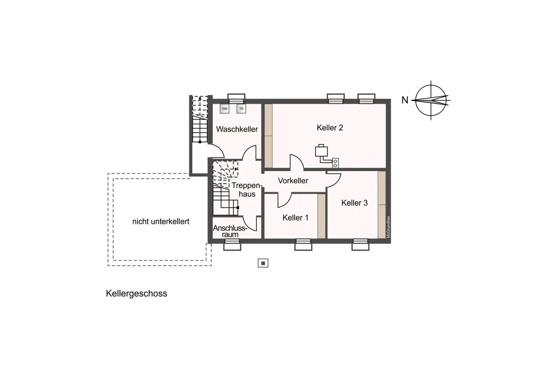 Michaela Hain Immobilien - Wohnung Wohnzimmer mit großer LED, Balkonblick